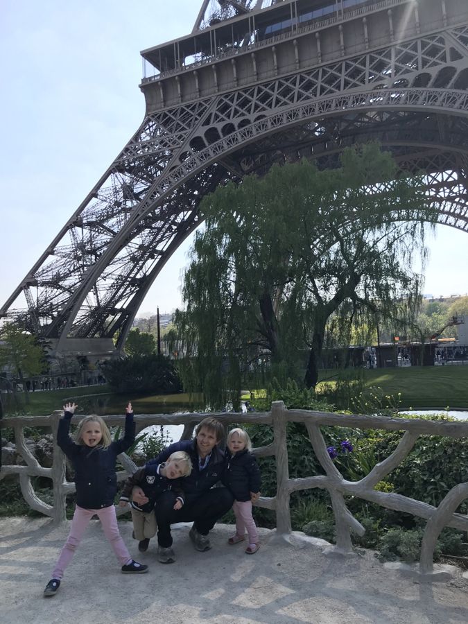 Under the Eiffel Tower