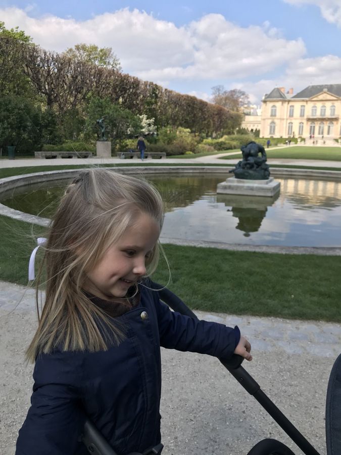 By the pond in the Musée Rodin garden