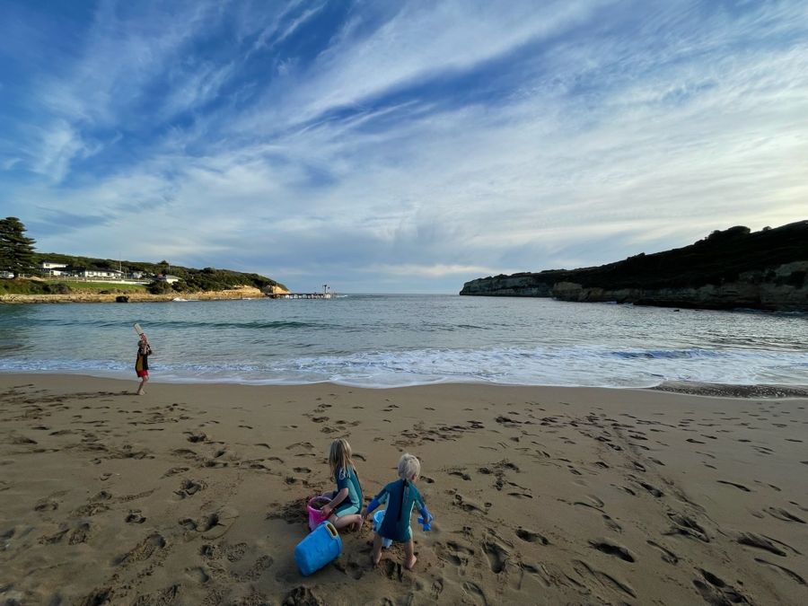 Port Campbell beach in the late light